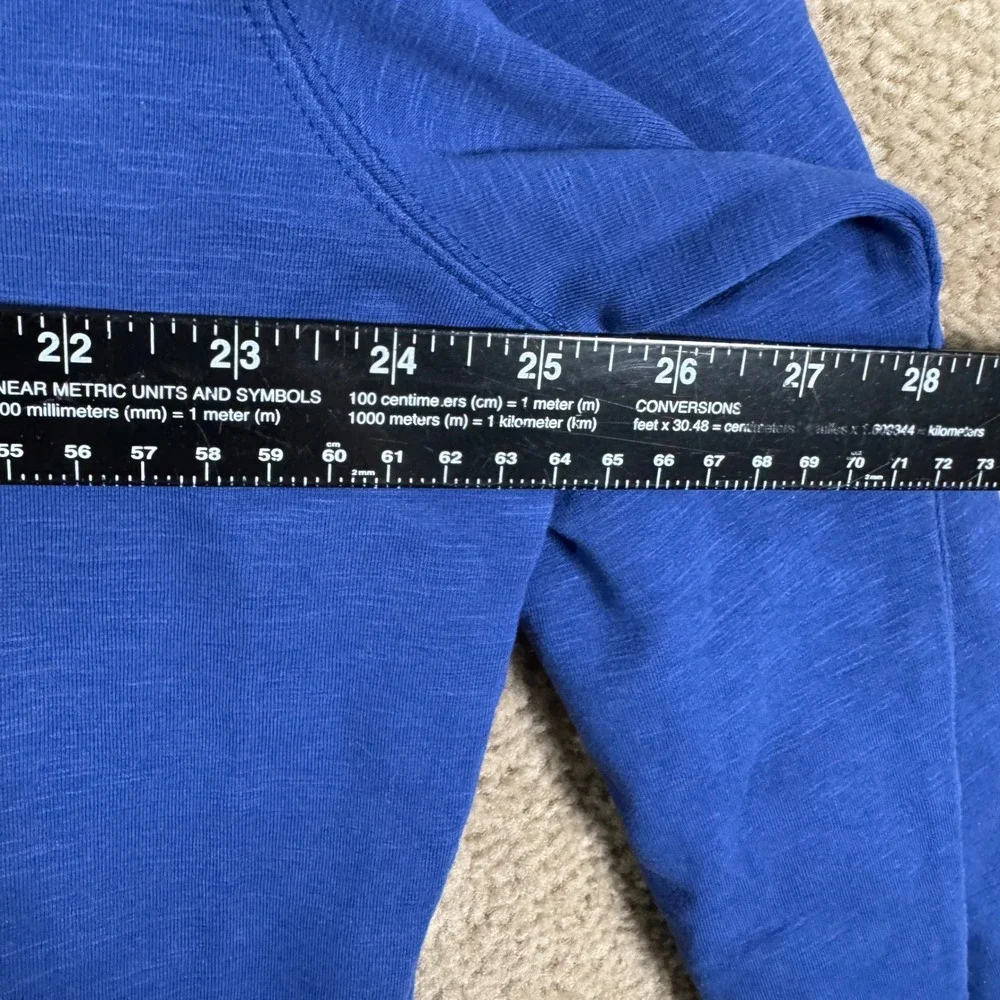 NN07 Barrow Crew Sweatshirt Mens XXL Cobalt Blue Slub Cotton Pullover Casual NWT